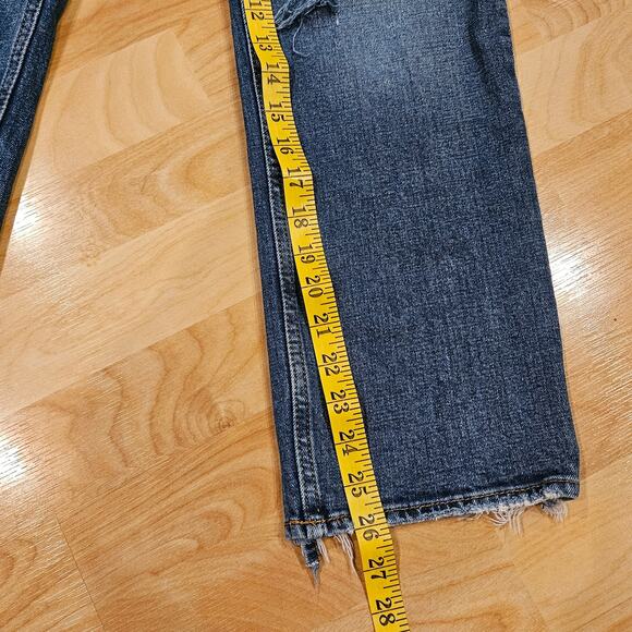 Abercrombie & Fitch Jeans Womens 2 The Ankle Straight Ultra High Rise Curve Love - Picture 3 of 12